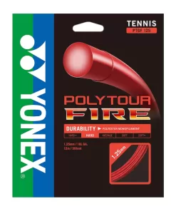 SET CUERDA TENIS POLY TOUR FIRE 1.25 / 16L ROJO